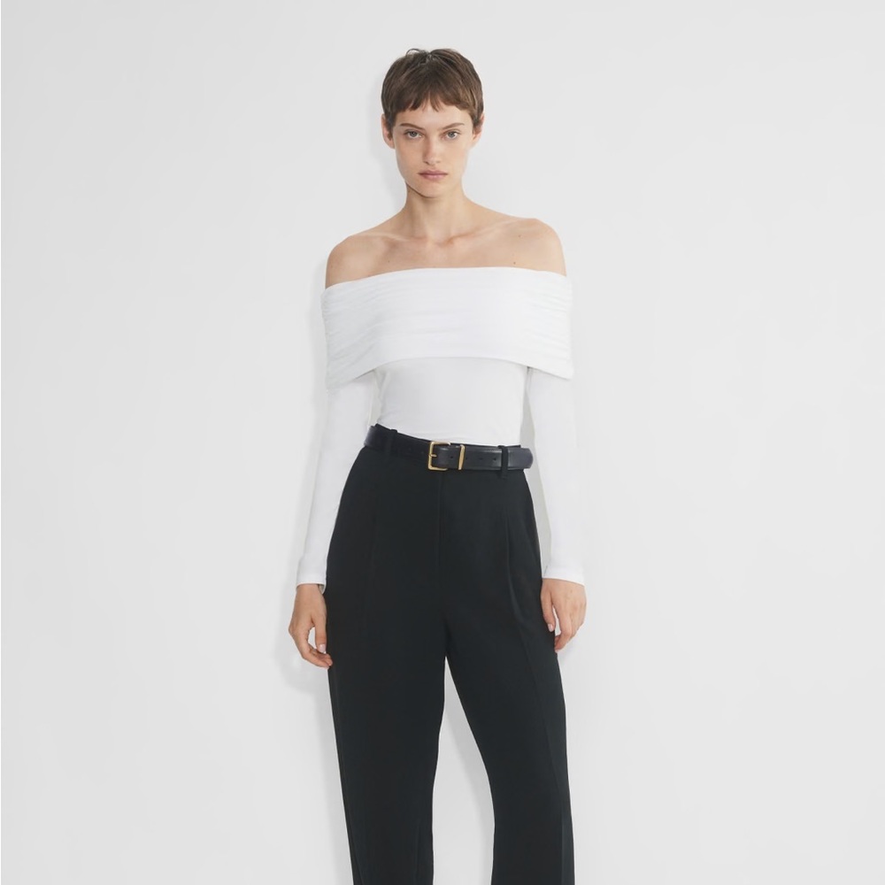 Aritzia Lavina Off-Shoulder Top